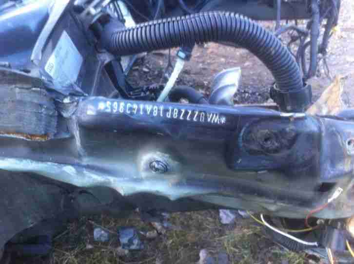 Audi A3 2008 Sportback Unfallwagen Unfall Karosserie mit Papiere