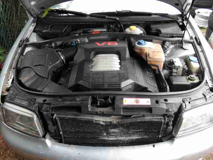 Audi A4 B5 Unfallauto 2,8 V6 128 kW, Top Motor Top innen, Frontschaden TÜV 11/16