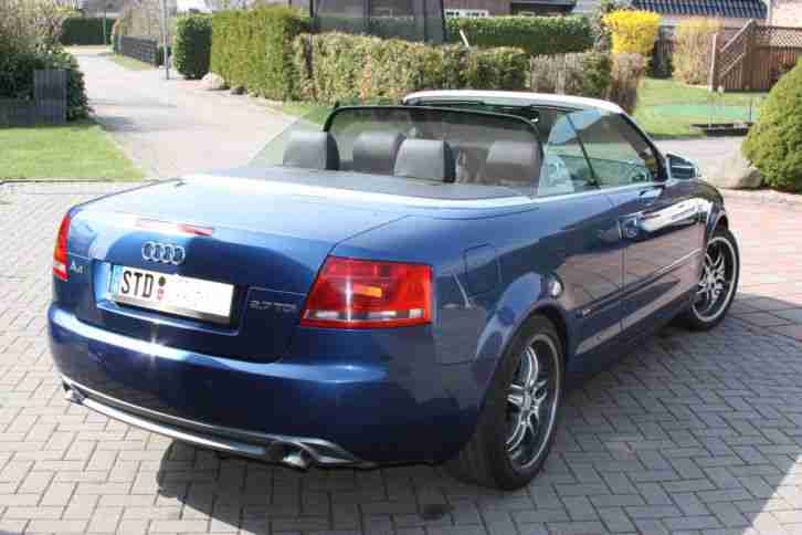 Audi A4 Cabrio 2,7 TDI Multitronic, VOLL mit LED Hauptscheinwerfer BJ: 07.2007