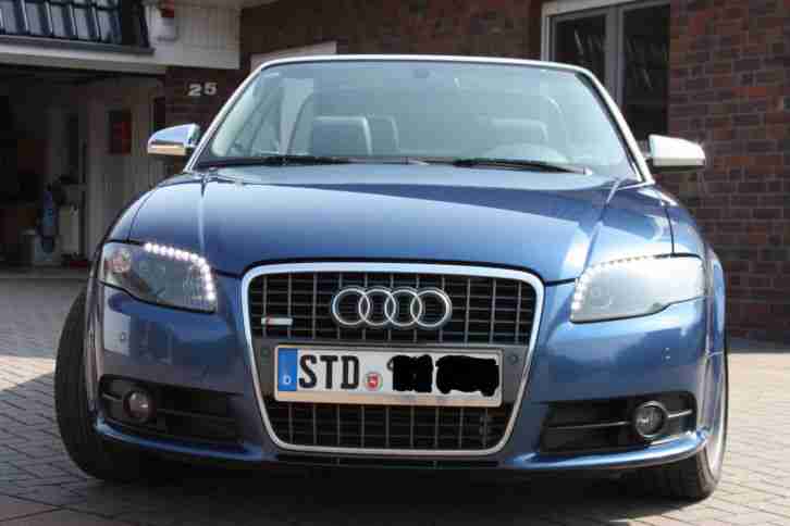 Audi A4 Cabrio 2,7 TDI Multitronic, VOLL mit LED Hauptscheinwerfer BJ: 07.2007