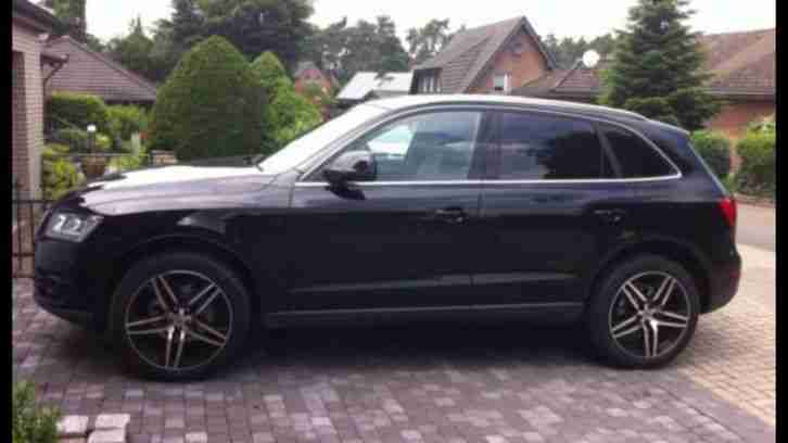 Audi Q5 2,0 TDI Bj. 2012, 170PS, S-Tronic, schwarz, Leder Alcantara, AHK