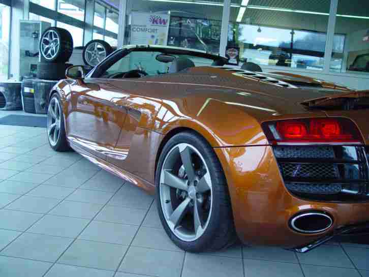 R8 Spyder 5, 2 FSI quattro 19600km Ipanemabraun