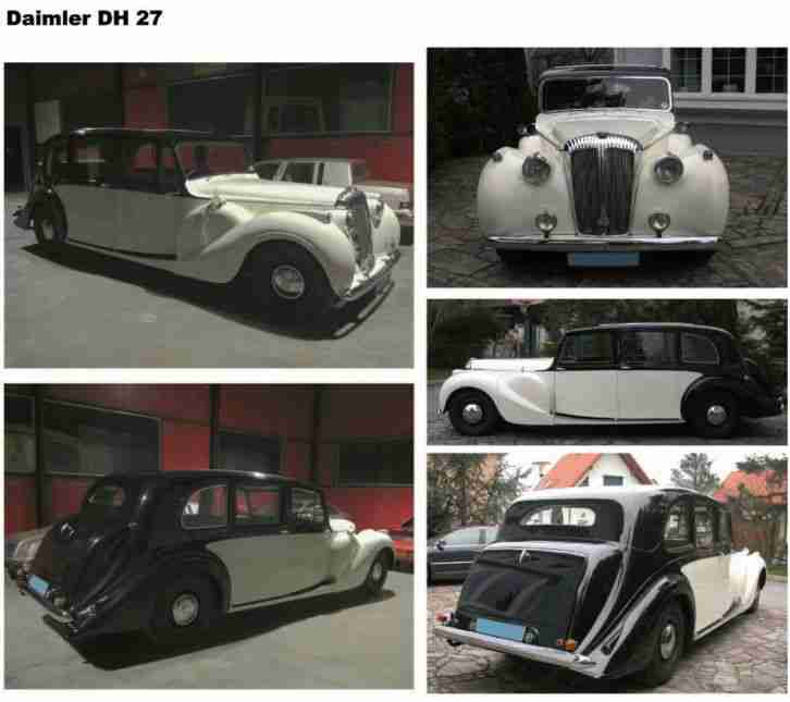 Auflösung Oldtimer Sammlung (8 Fahrzeuge) Daimler DH27, Jaguar, Mercedes 230,...