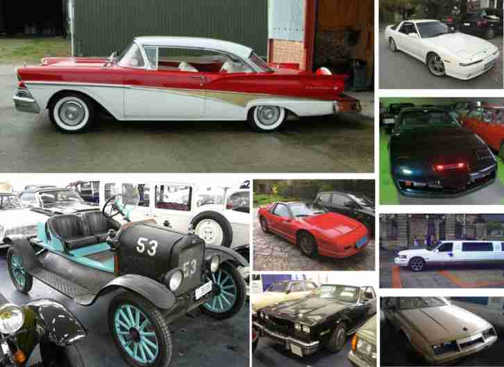 Auflösung Oldtimer Sammlung (8 Fahrzeuge wie Ford Fairline, Pontiac, Lincoln, ..)