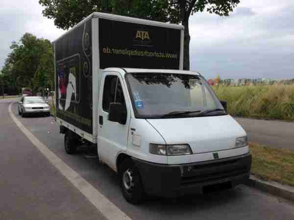 Aus Insolvenz: Fiat Ducato 14 2,5 TDI Diesel LKW Zul. Koffer 2,8 to AHK Servo