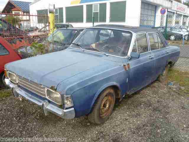 Aus einem Scheunenfund:Ford Taunus HF20H selten mit viele Ersatzteile BJ.:1970