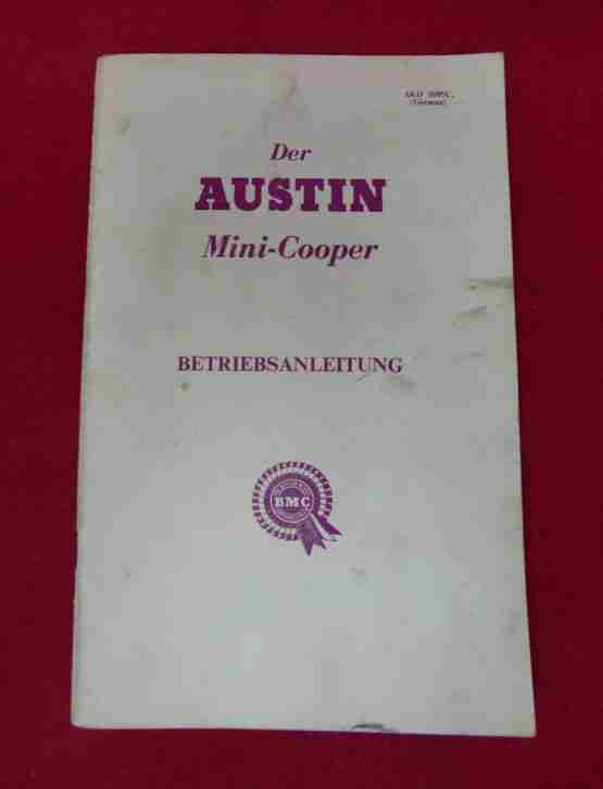 Austin Cooper S BMC Original Deutsche