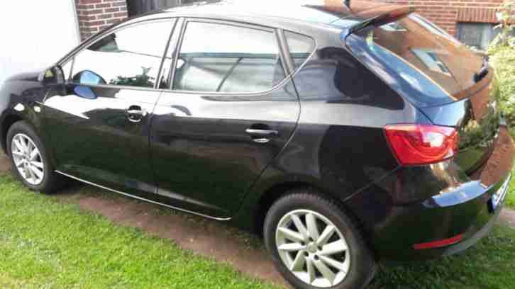 Auto SEAT Ibiza schwarz-metallic 61600 km DIESEL 90PS Alu-Felgen top Zustand