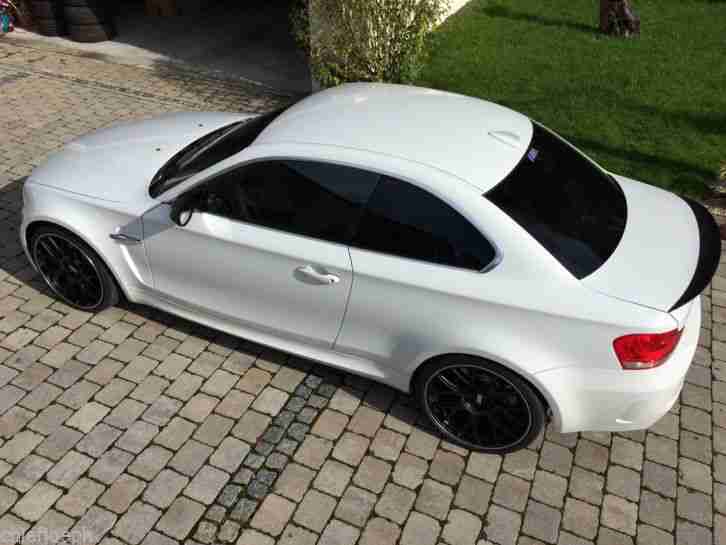 BMW 1er M Coupe sehr selten Neuzustand Traum in weiß