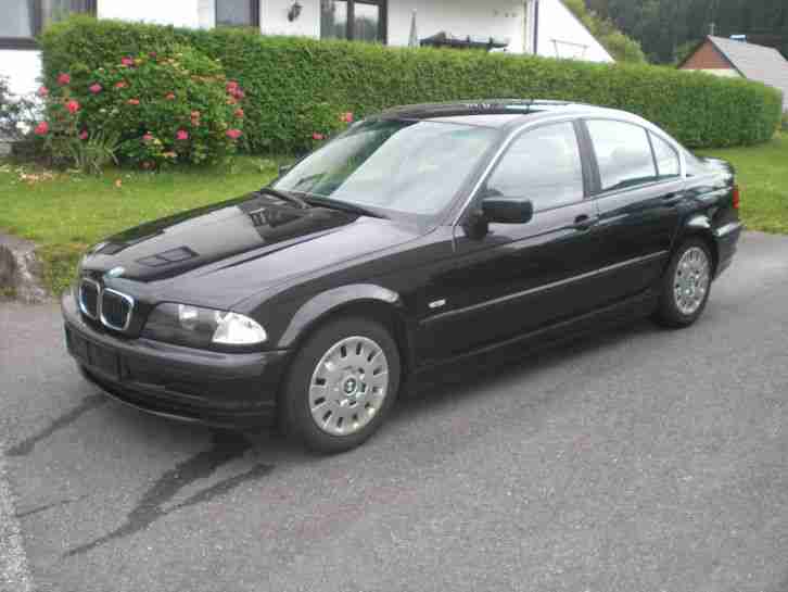 320d E 46 Limousine schwarz