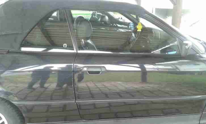 BMW 320i CABRIO SCHWARZ METALLIC +LEDER+ELV