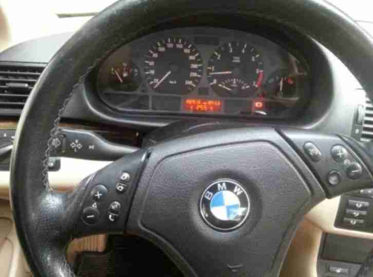 BMW 3er 320i 150PS E46 346L 6 Zylinder beiges Leder TÜV 05/2017