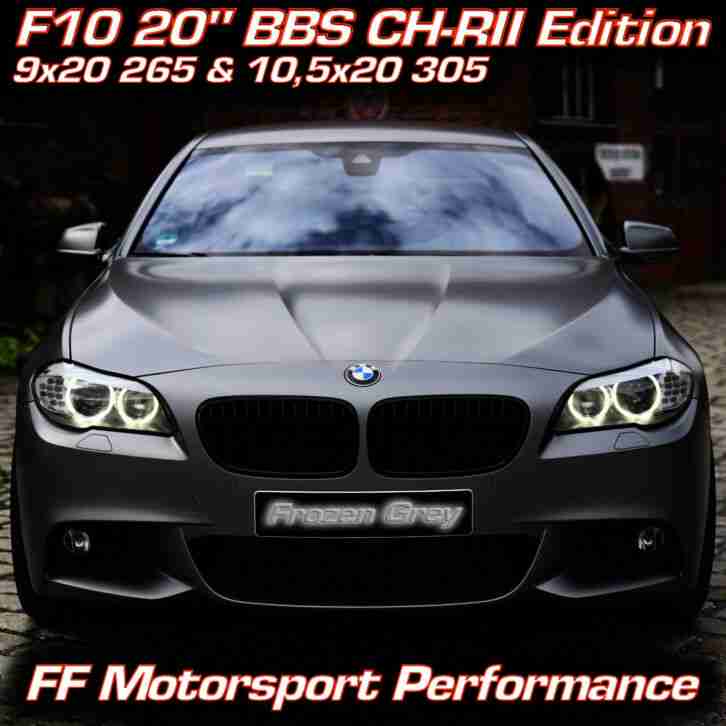 BMW 530i F10 M5 INDIVIDUAL Frozen Grey M Paket 6 Gang 20 BBS VA265 HA305