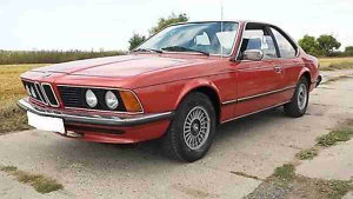 BMW 628CSI E24 Neulack , Scheckheft BMW , TOP Zustand , H-Kennzeichen