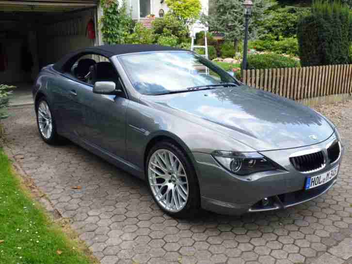 BMW 630 i Cabrio Stratos, Volleder, nur 41800 Kilometer , 6 Gang Schalter