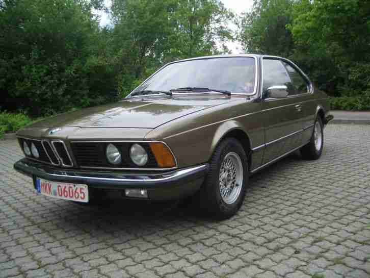 BMW 635 CSI Oldtimer Bj 1982 H-Zulassung 1.Hand Tüv Neu Top Zustand