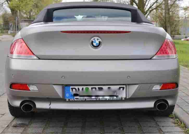 BMW 645 CI Cabrio 6er Voll! Video!