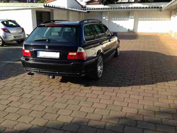 BMW E 46 328 i A Touring, Dunkelblau, Leder, TÜV / AU neu