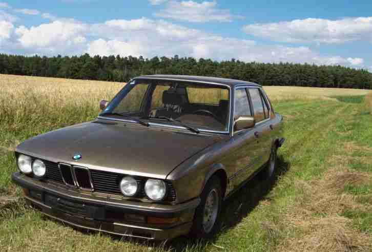 BMW E28 525e eta mit Standheizung Stahlflex Powerflex, viele Neuteile