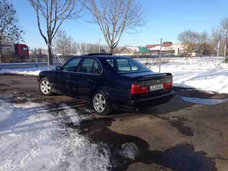 E34 525i 24V Orientblau UNVERBASTELT Rarität!!
