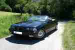 E36 320i Cabrio Youngtimer Schwarz 150 PS