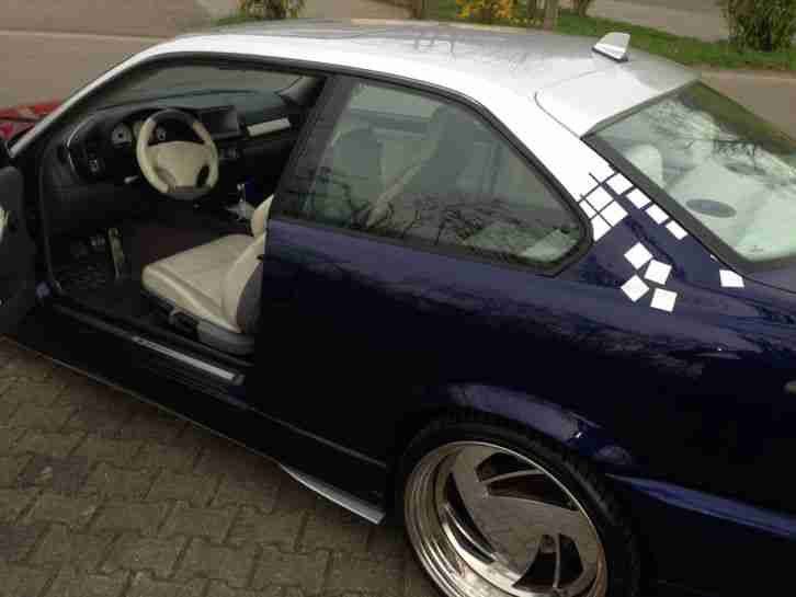 BMW E36 320i Szenefahrzeug/Sommerfahrzeug im E46 M3 look