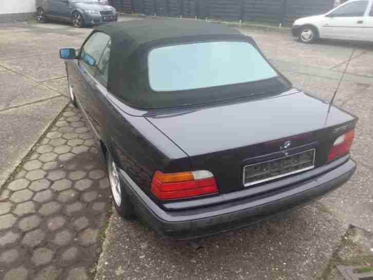 BMW E36 Cabrio 318i, Leder mit Sitzheizung, Navi, E-Dach, 4x eFH