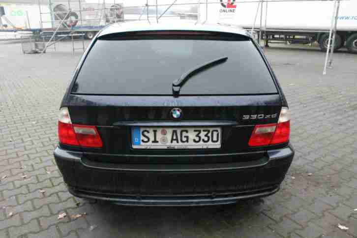 BMW E46 330xd DIESEL KOMBI LEDER AUTOTELEFON TÜV BIS 05/2017 ALLRAD UNFALLWAGEN