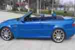 M3 E46 SMG CABRIO BLAU LEDER BICOLOR 75TKM 2002