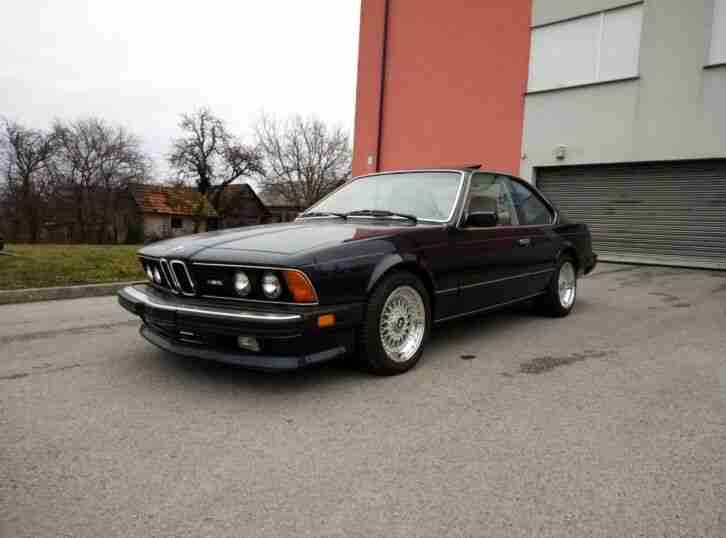 BMW M6 E24 Bj 1987 Oldtimer Klima BBS Garagenwagen Traumauto EU Dokumente