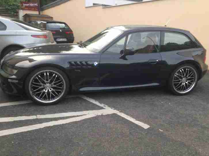 BMW Z3 Coupe 2.8 Saphier schwarz mit roter