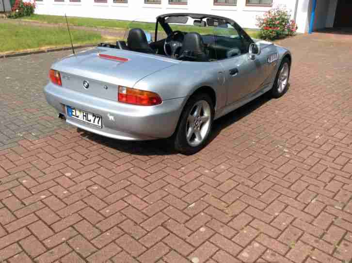 BMW Z3 Roadster 1.Hand org. 88800 km, Titansilbermet. 1,9 Ltr. 103 kW/ 140 PS