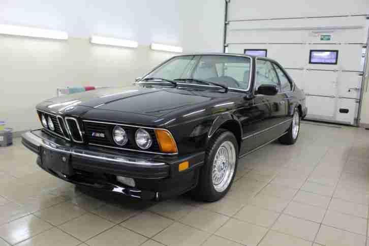 BMW e24 M635CSi M6 Uni Schwarz Unfallfrei L6