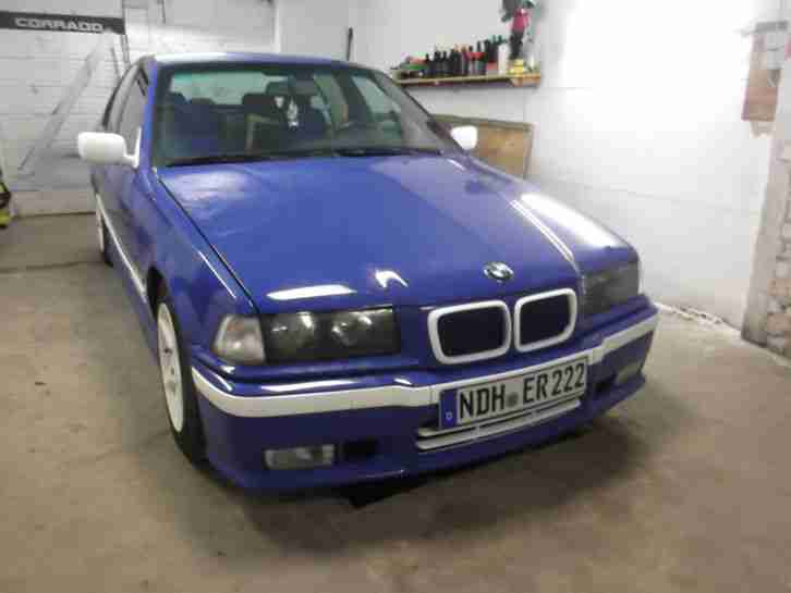 BMW e36 M-Technik Neu Lack Porsche RS Blau Tüv 2016