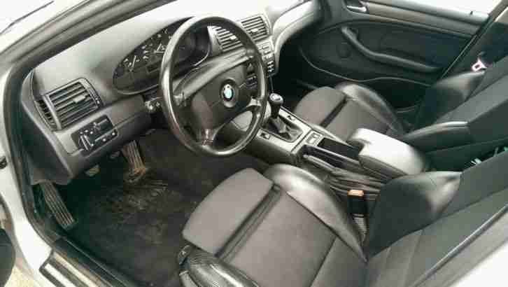 BMW e46 320i Touring silber mit TÜV AHK xenon 170ps Scheckheft 2.Hand