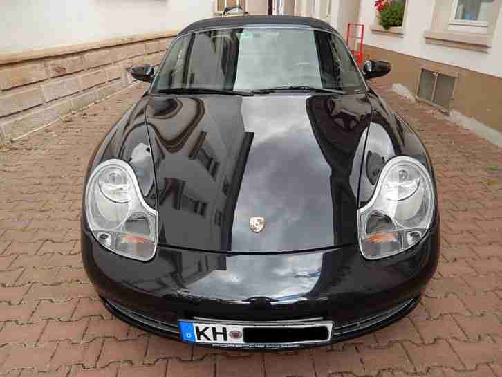 BOXSTER CABRIO schwarz TOP Zustand aus 2. Hand EZ 6