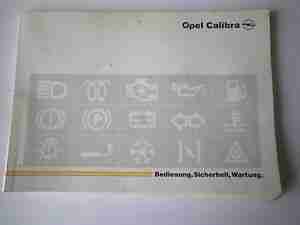 Bedienungsanleitung.Opel Calibra, siehe Bild