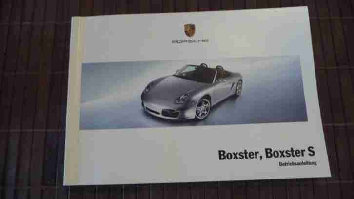 Bedienungsanleitung Porsche Boxster S 987