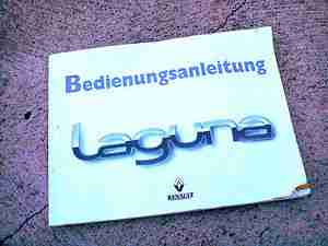 Bedienungsanleitung für Renault Laguna B56 in Farbe