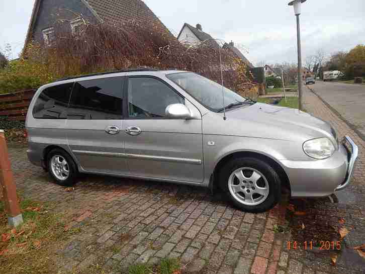 Beschreibung ist geändert! KIA Carnival II EX, CRDI, AHK, 7 Sitzer, Nichtraucher