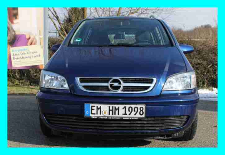 Bestpreis nur 123.000 Km Zafira CNG BIO Erdgas Gas EZ 2005 TÜV 07 16 Familienvan