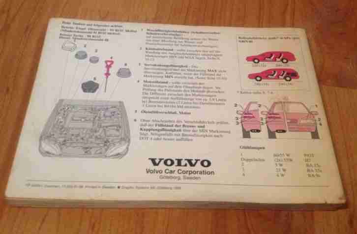 Betriebsanleitung Volvo V40 1998