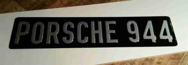 Blechschild Porsche 944 Prägeschild Buchst
