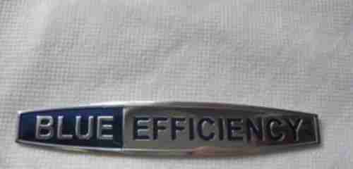 Blue Efficiency Emblem Schriftzug Mercedes Benz