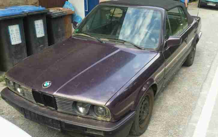 E30 Cabrio 318i, schwarze Hella Scheinwerfer,