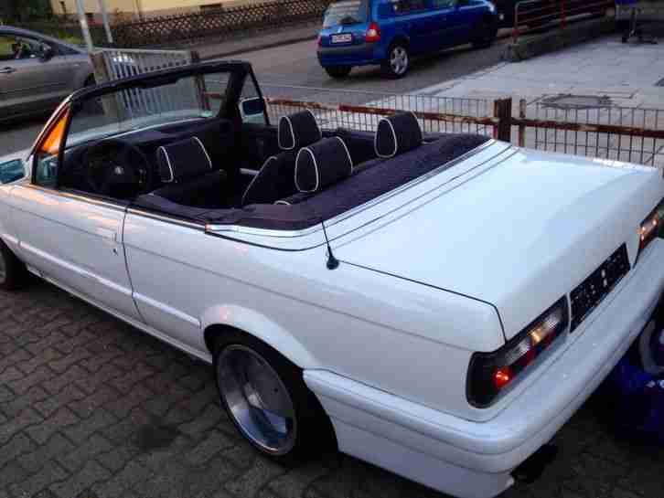 Bmw E30 Cabrio. Sitze Lenkrad Armaturenbrett Mittelkonsole Verkleidung Felgen