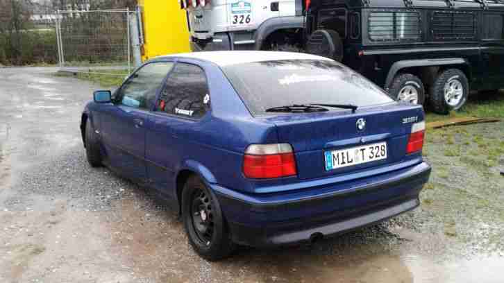 Bmw E36 316i Compact M43TU BJ. 08.1999 TÜV 02.2017 AVUSBLAU grüne Plakette