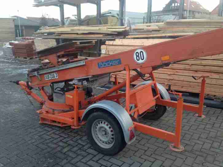 Böcker HD 25 Bauaufzug Dachdeckeraufzug Schrägaufzug