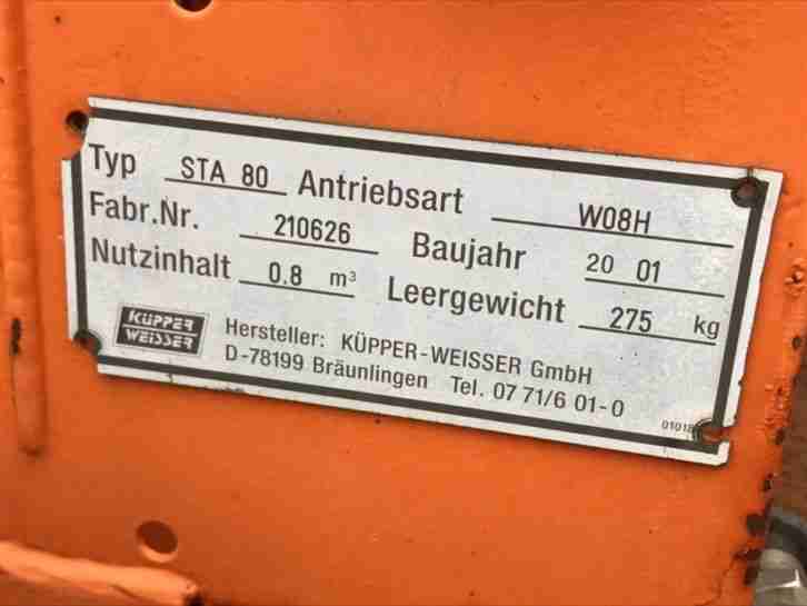 Bonetti F100/3 Winterdienst Kipper Allrad