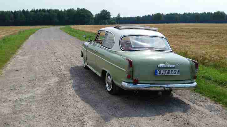 Borgward Isabella TS 1960 H-Gutachten TÜV Faltschiebedach AHK Blaupunkt Radio